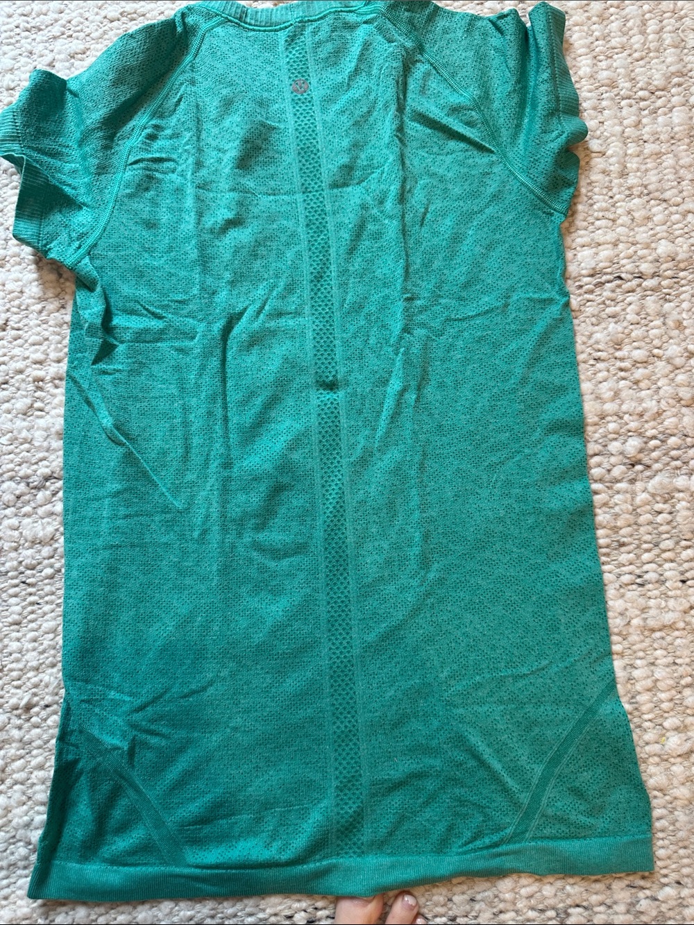 lululemon athletica Women's Short Sleeve Tee — Teal Green size 8 - Picture 2 of 3
